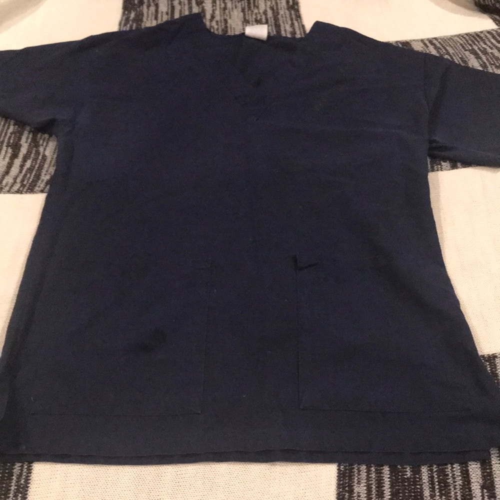 Size small Dark blue scrub top